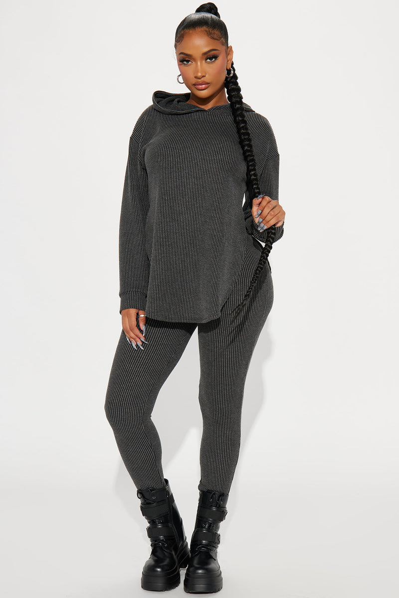 Another Day Mineral Wash Legging Set - Black | Fashion Nova, Matching ...