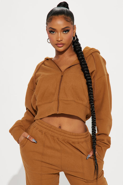 Tan sweatsuit womens hot sale