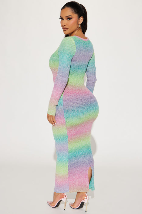 Fashion nova rainbow sweater online