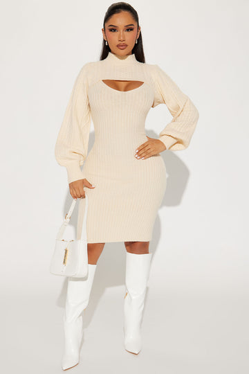 Karina Sweater Mini Dress Hunter Fashion Nova Dresses