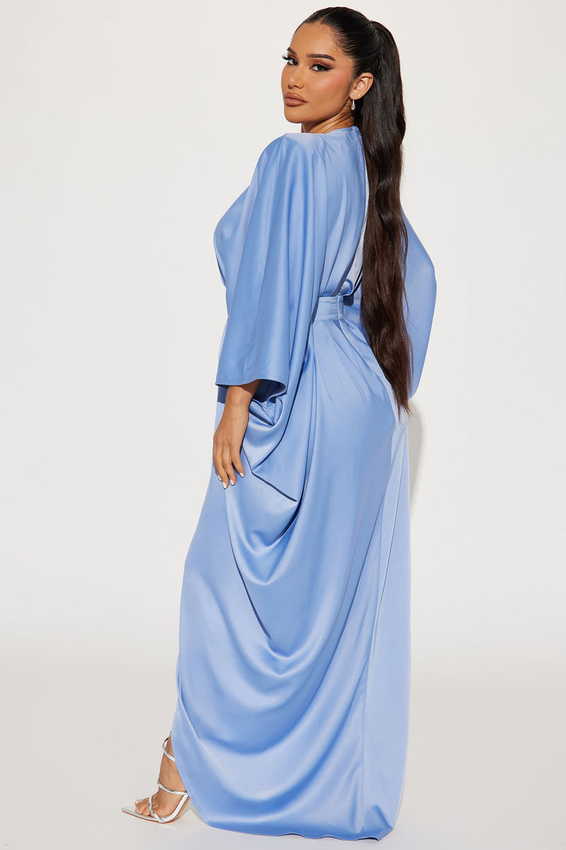 Spectacular Woman Satin Maxi Dress - Slate Blue | Fashion Nova, Dresses ...