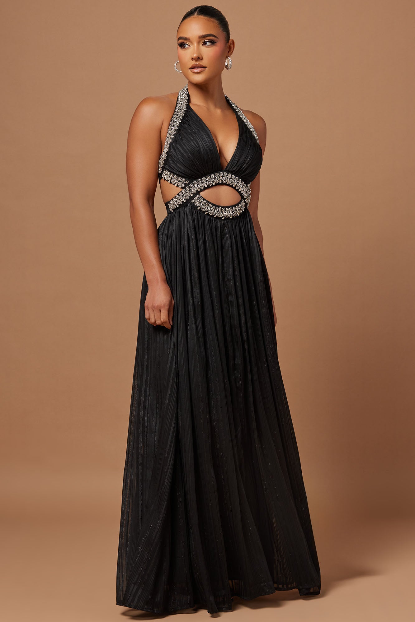 Latoya embellished top maxi dress
