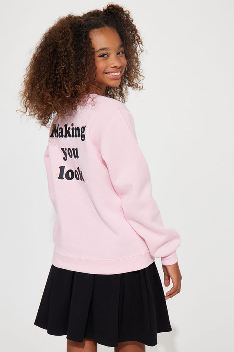 New look pink hotsell sweatshirt