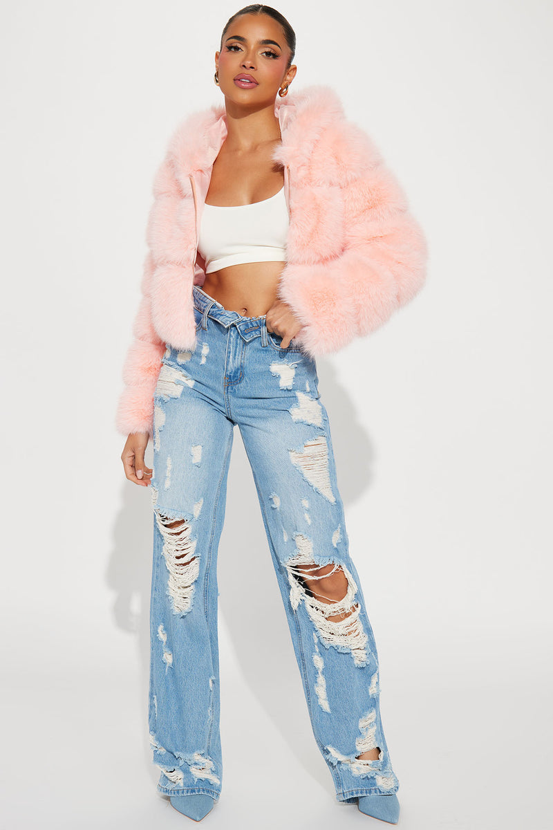 Eskimo Kisses Faux Fur Coat - Pink | Fashion Nova, Jackets & Coats ...