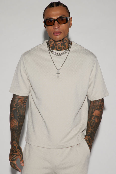 relaxed crew neck tee
