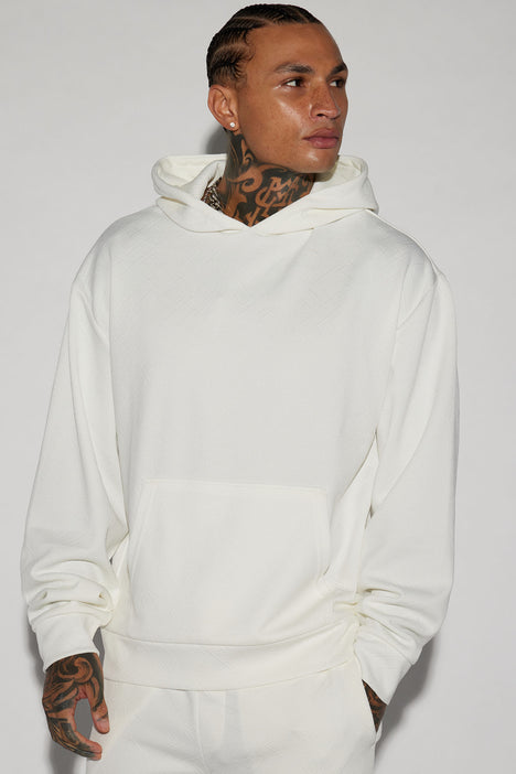 White fashion hoodie clearance