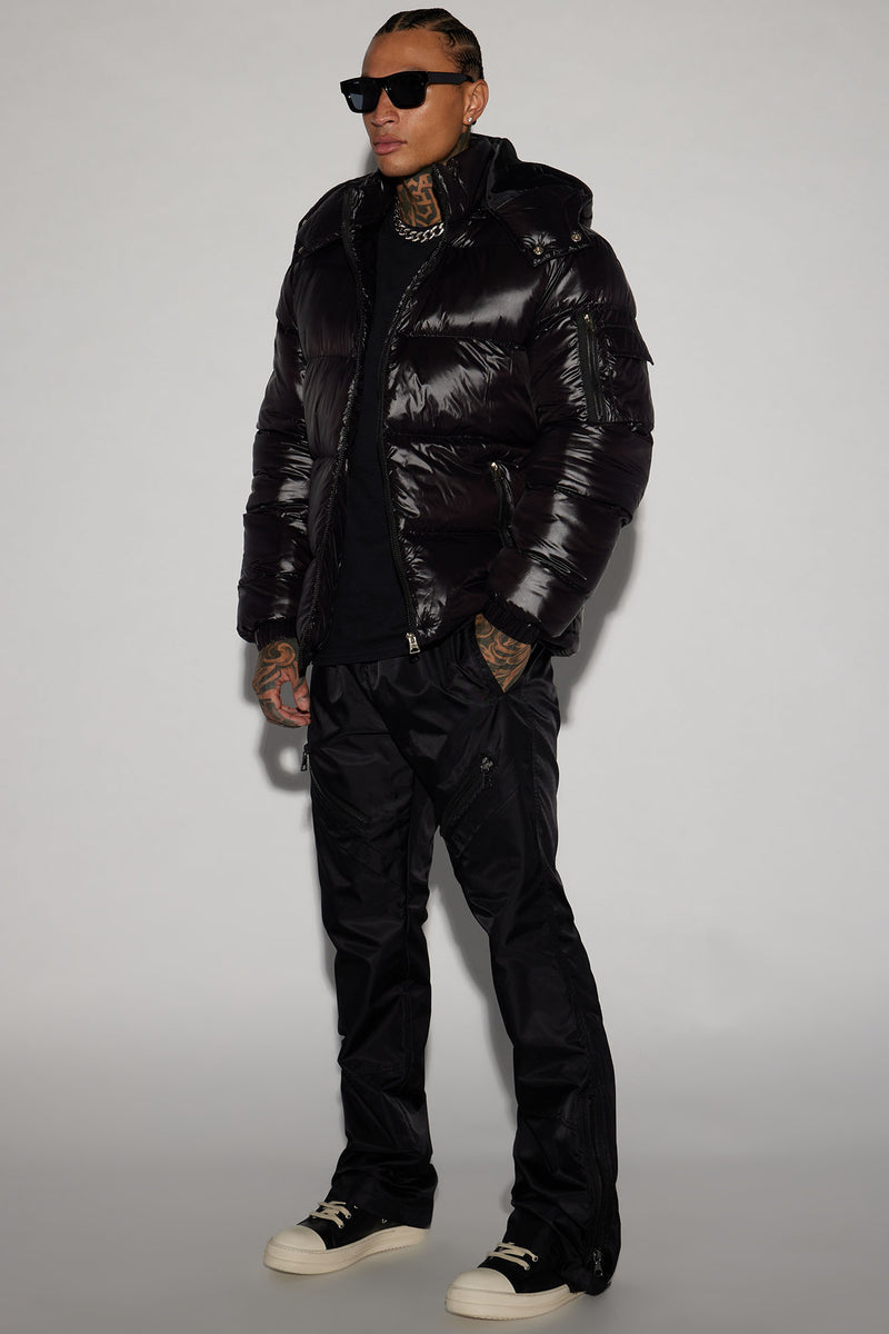 Nixer Puffer Jacket - Black | Fashion Nova, Mens Jackets | Fashion Nova