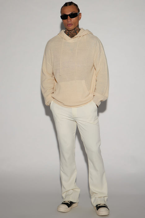 Cream sweater outfit clearance mens