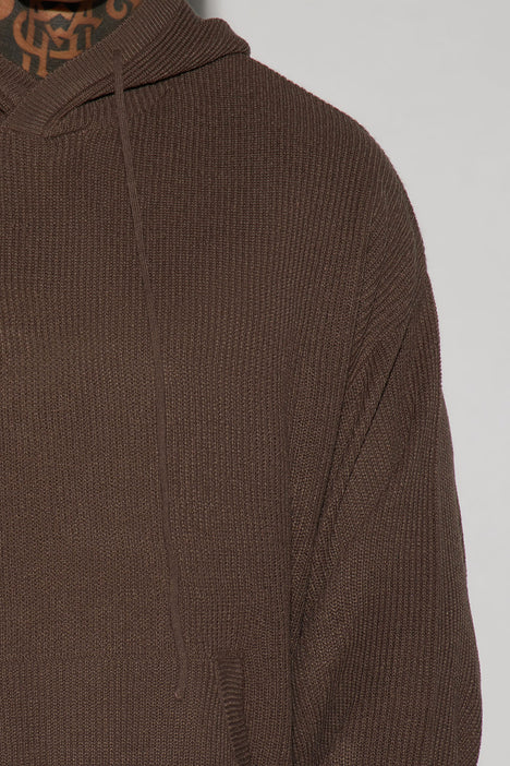 Need It All Sweater Hoodie - Brown, Fashion Nova, Mens Sweaters