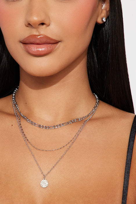 Such A Beauty Necklace and Earring Set Silver