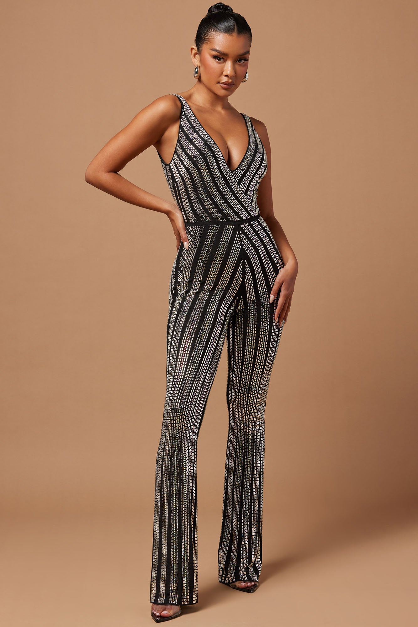 Embellished jumpsuit cheap