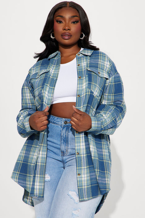 Cute outlet flannel tops