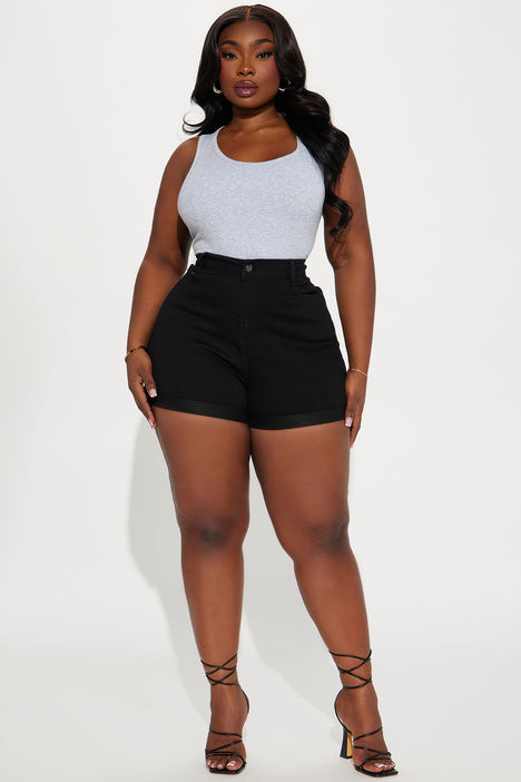Madelyn Denim Shorts Black Fashion Nova Jean Shorts Fashion