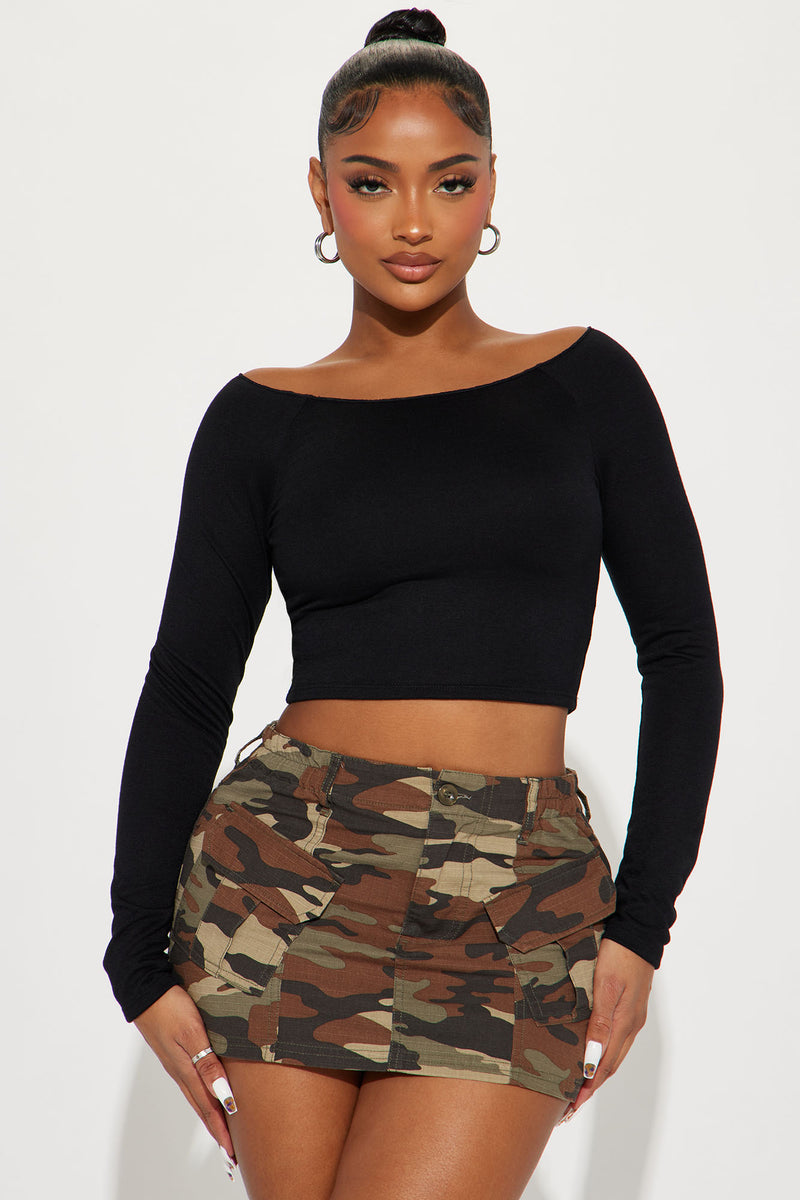 Nothin' On Me Double Lined Top - Black | Fashion Nova, Knit Tops ...