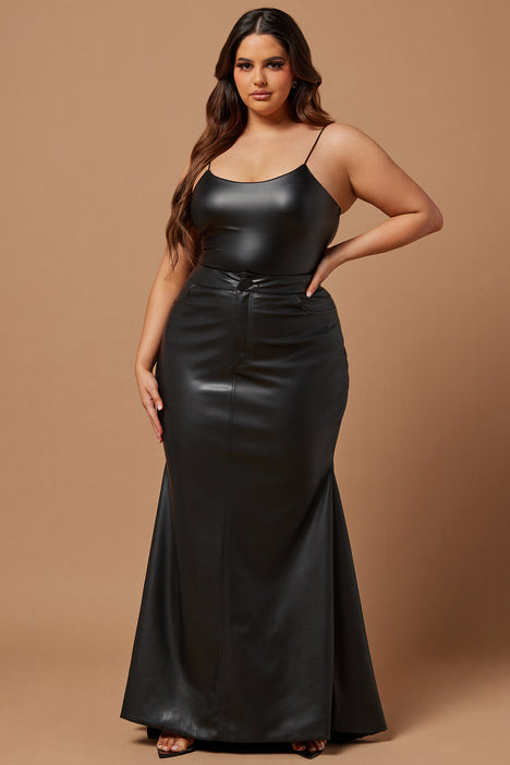 Leather 2025 mermaid dress