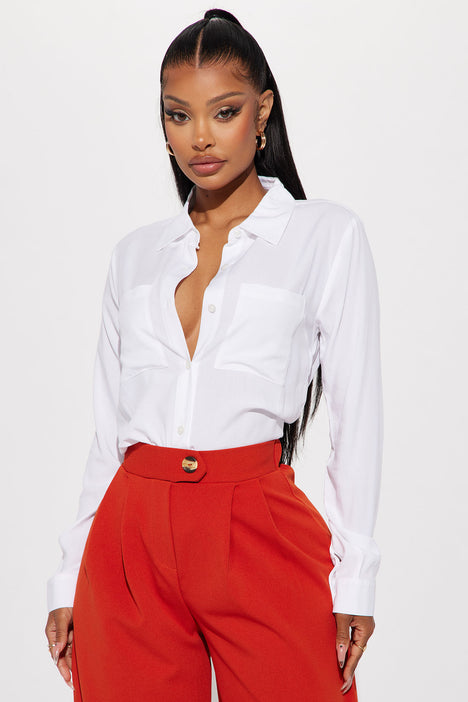 Red and white hotsell off white shirt