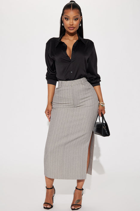 Gray sale work skirts