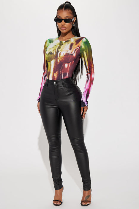 Seraphine leather top leggings