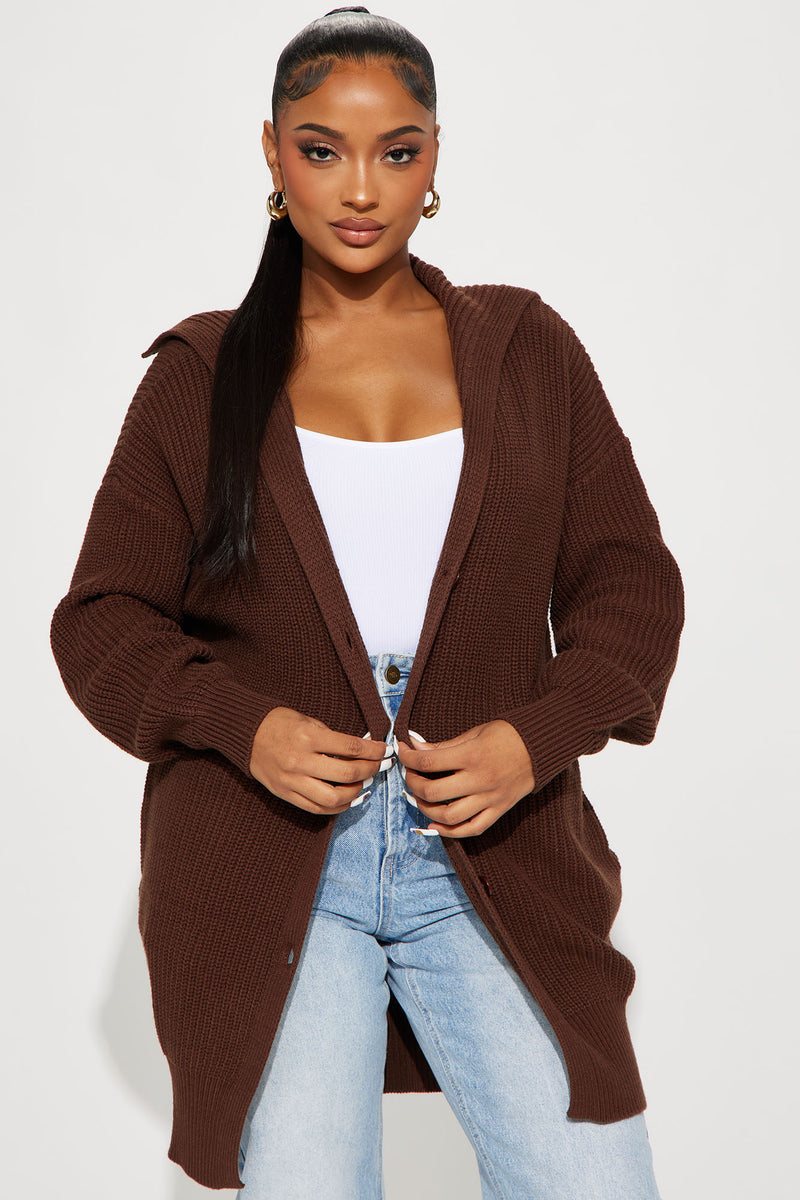 KYRA CARDIGAN CHOCOLATE