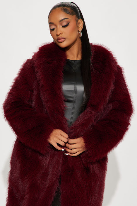Fashion nova top fur jacket