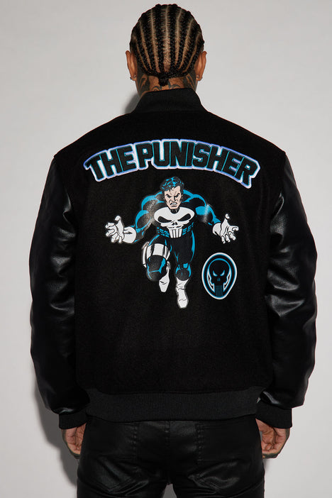 Punisher hotsell letterman jacket