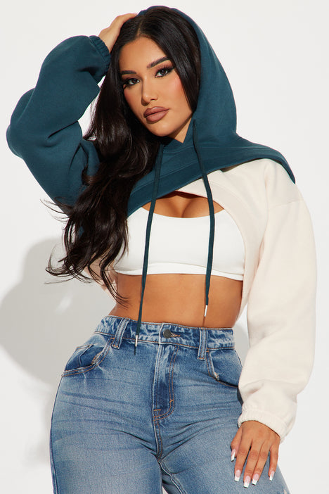 Cut out clearance hoodie fashion nova