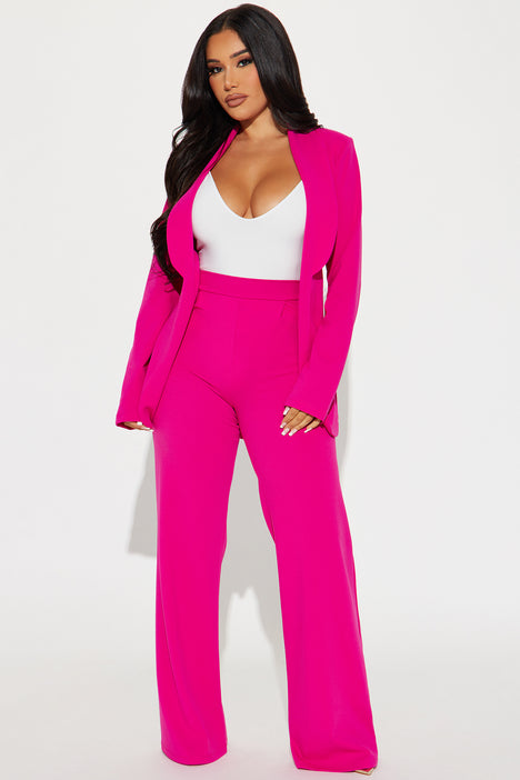 Fashion nova pink discount blazer