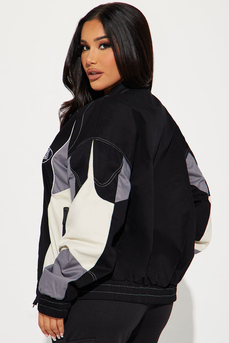 Racing bomber jacket store