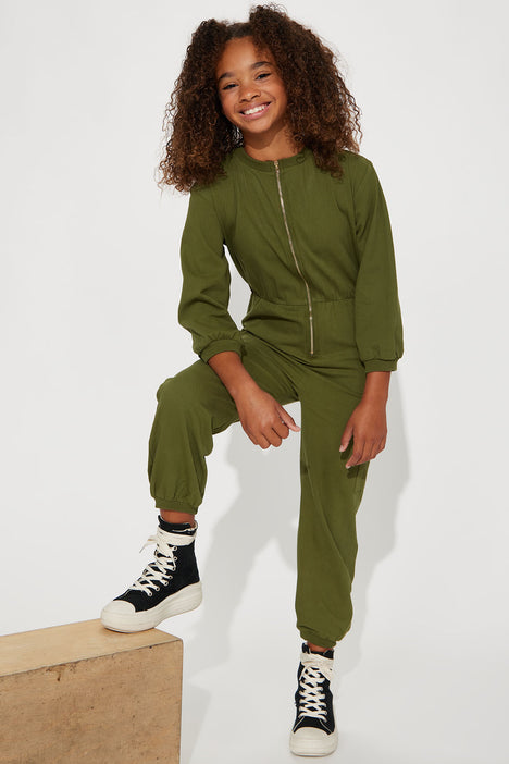 Green jumpsuit for kids online