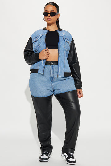 Discover Plus Size - Patchwork & Two Tone Jeans