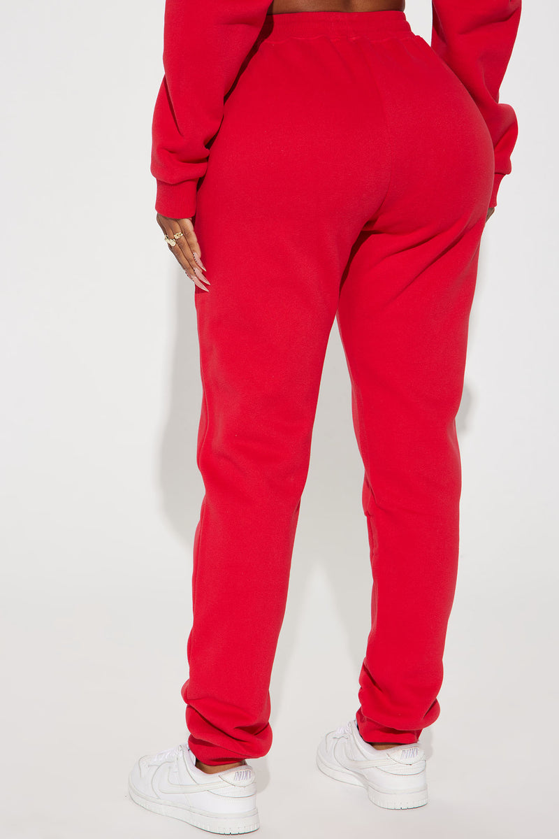 Vibin' & Thrivin' Puff Print Jogger - Red | Fashion Nova, Screens Tops ...