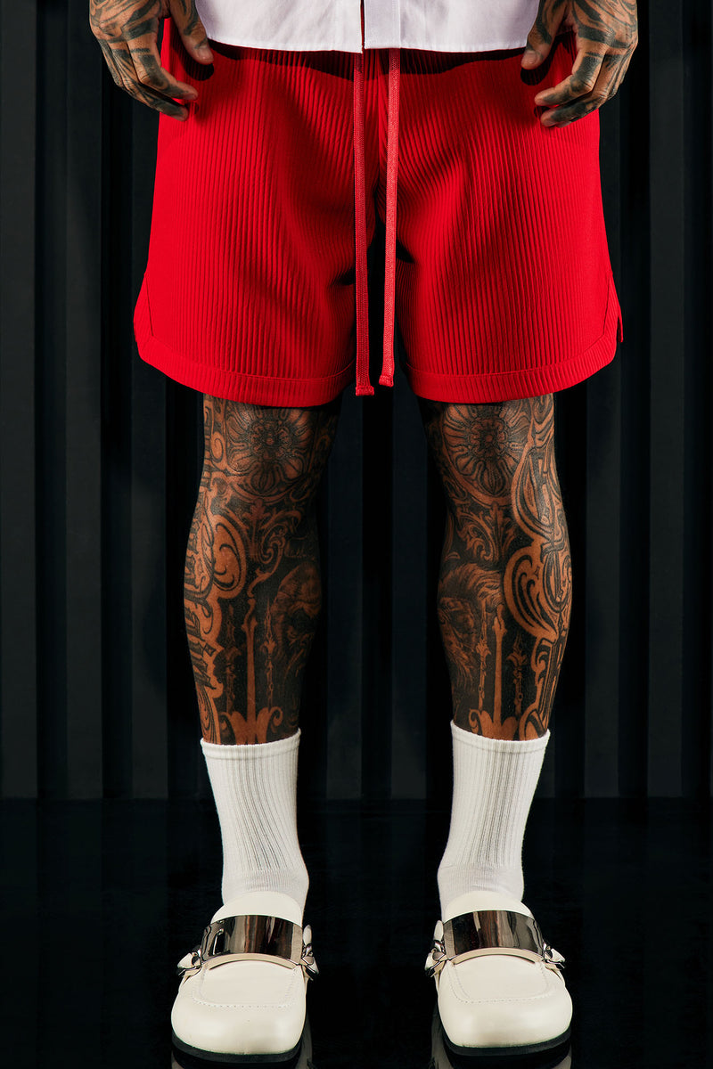Show Up Basketball Short - Red | Fashion Nova, Mens Shorts | Fashion Nova