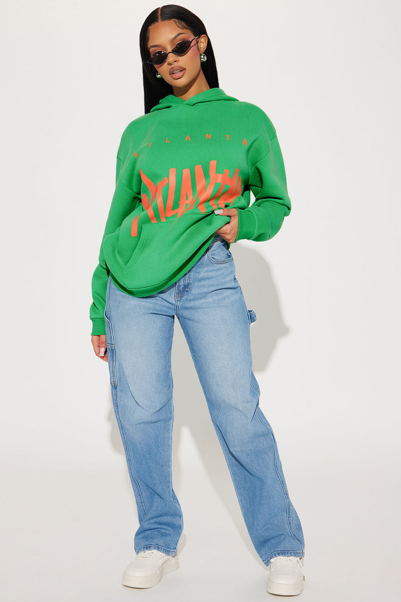 Atlanta Vibe Graphic Hoodie - Green | Fashion Nova, Screens Tops and ...