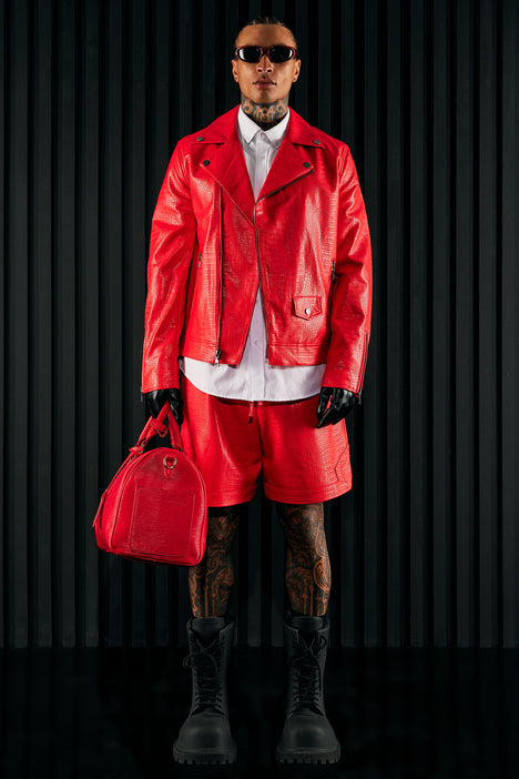 Fashion nova red hotsell jacket