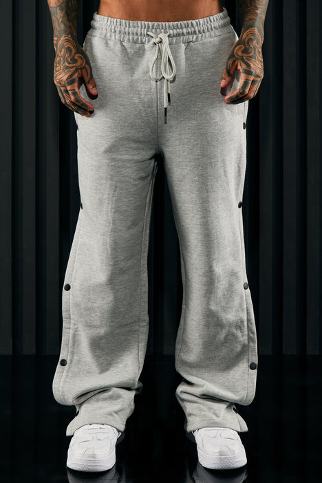 Snap sweatpants deals
