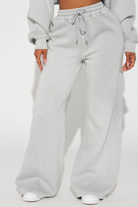Grey sweatpants sales fashion nova