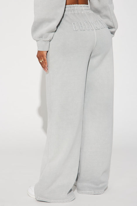 Flare Leg Sweatpants - Grey