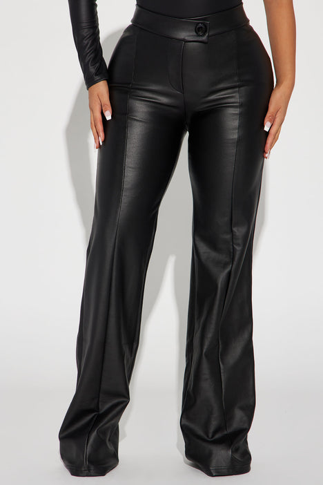 Fashion nova leather pants hot sale