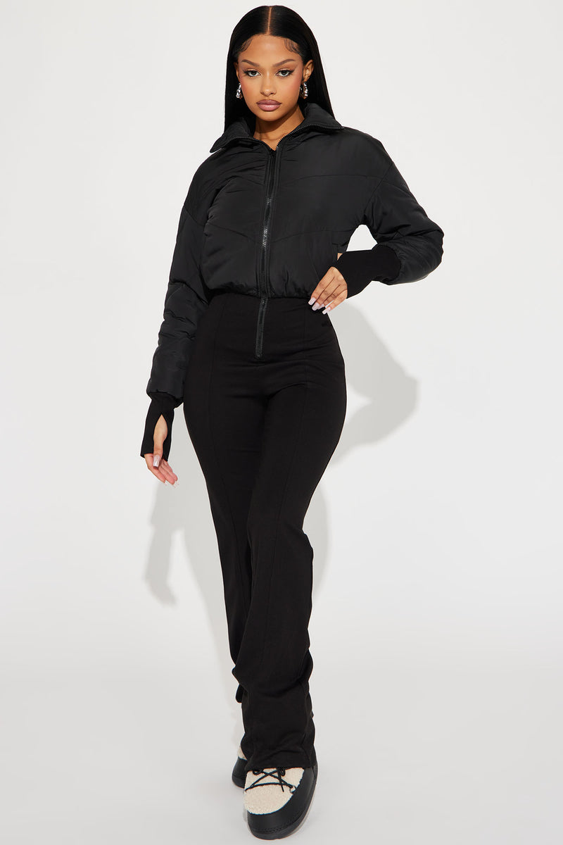 Park City Puffer Jumpsuit - Black | Fashion Nova, Jumpsuits | Fashion Nova