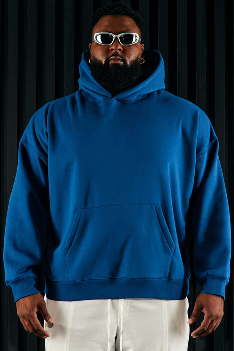 Oversized royal discount blue hoodie