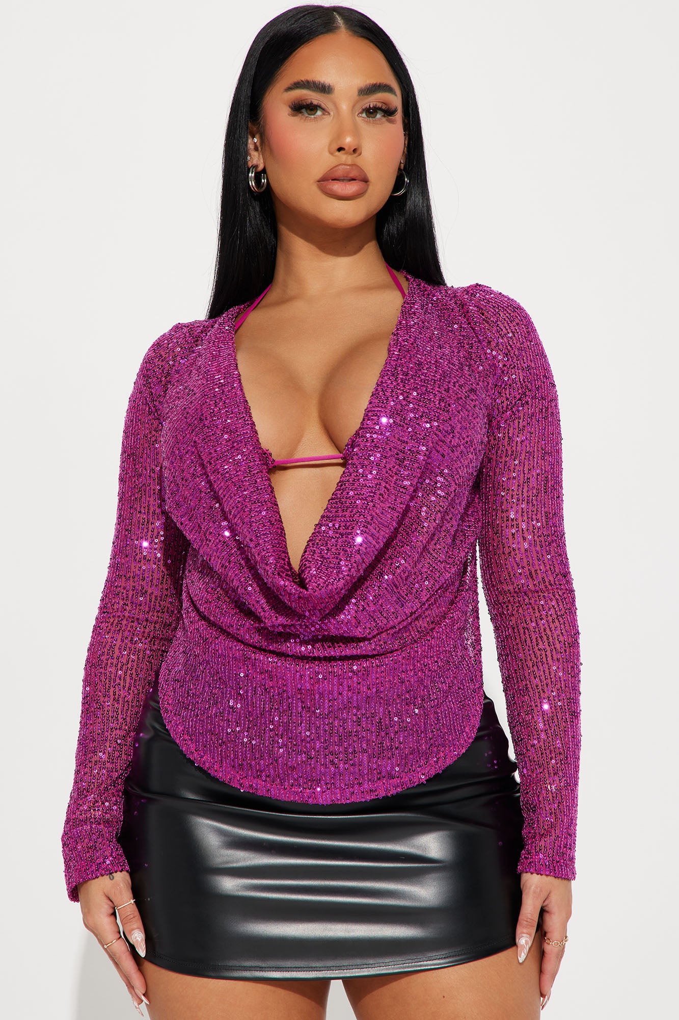 Diamond sales sequin top