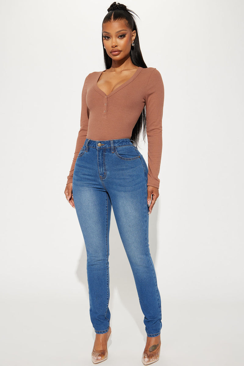 Brianna Basic Stretch Skinny Jeans - Medium Wash | Fashion Nova, Jeans ...
