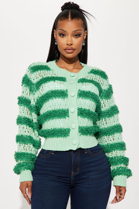 Mint cardigan sweater shop