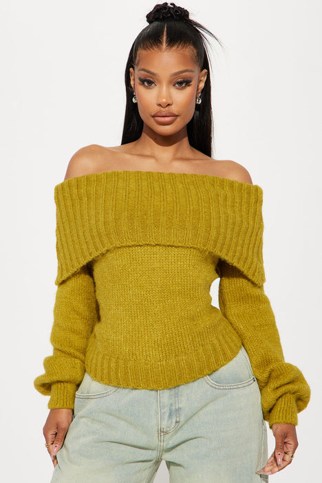 Fashion nova off sales the shoulder sweater