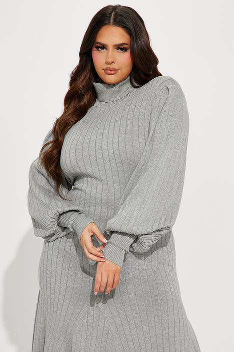 Mermaid top sweater dress