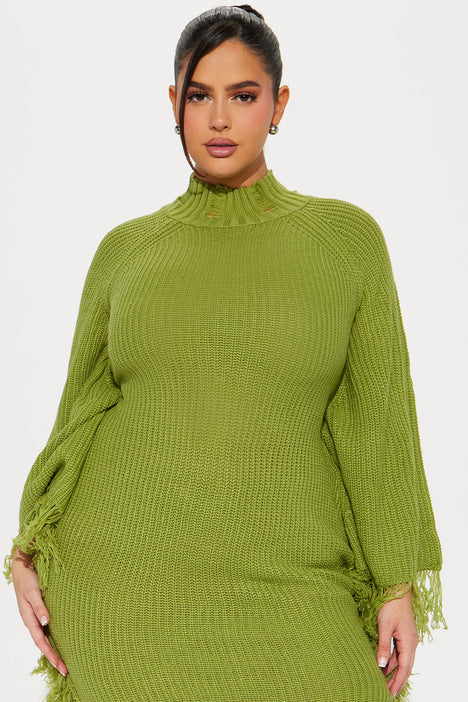 Plus size cheap distressed sweater dress