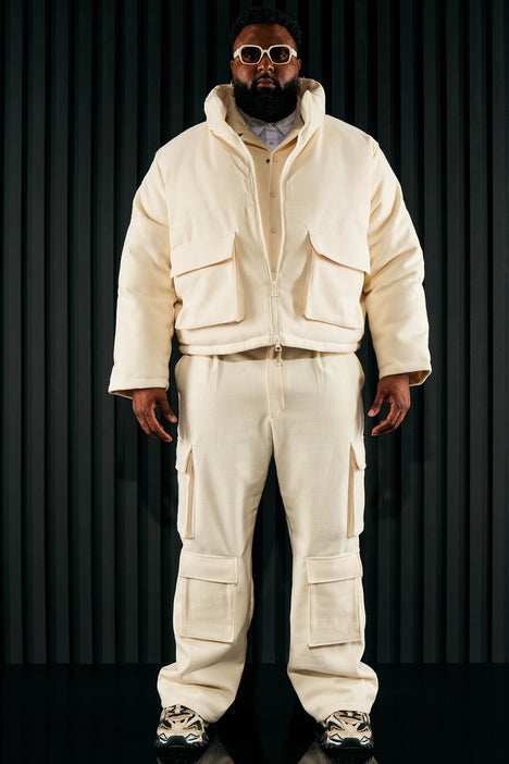 Yeezy cropped puffer best sale jacket