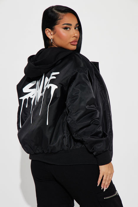 Savage bomber jacket sale