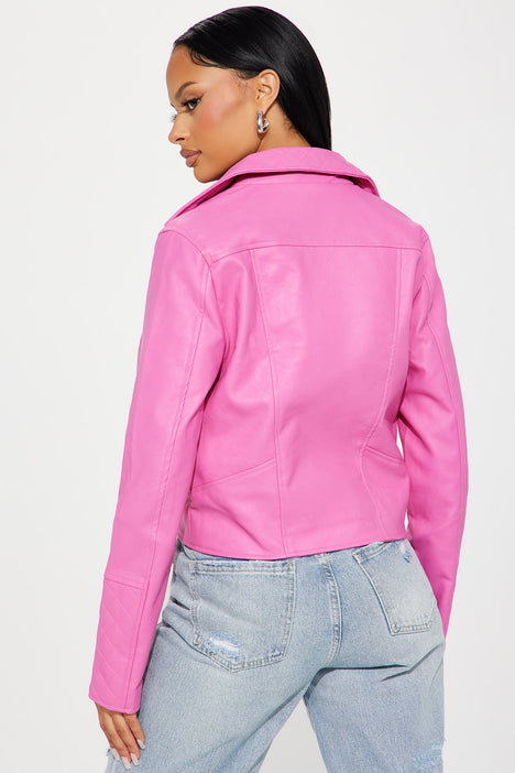 Autonation pink hotsell leather jacket
