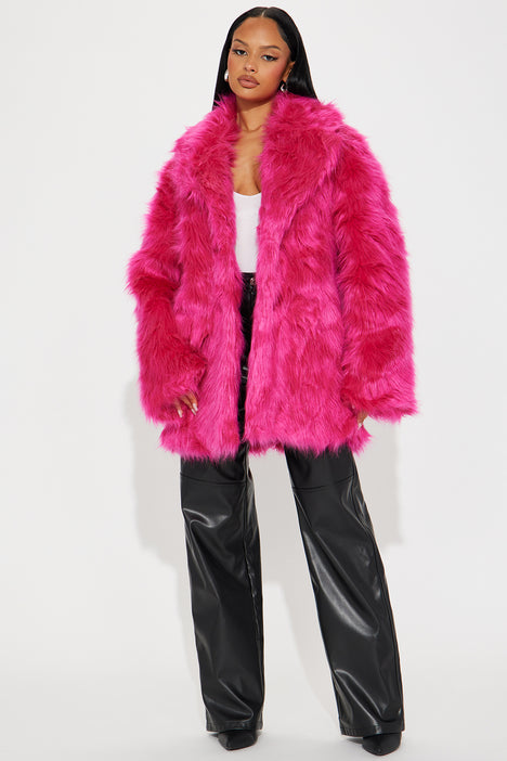 Back fur shop jacket